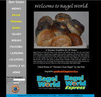 Bagel bakery restaurant toronto- Toronto Web design