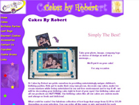 web design Cakes by Robert - Toronto Web designer